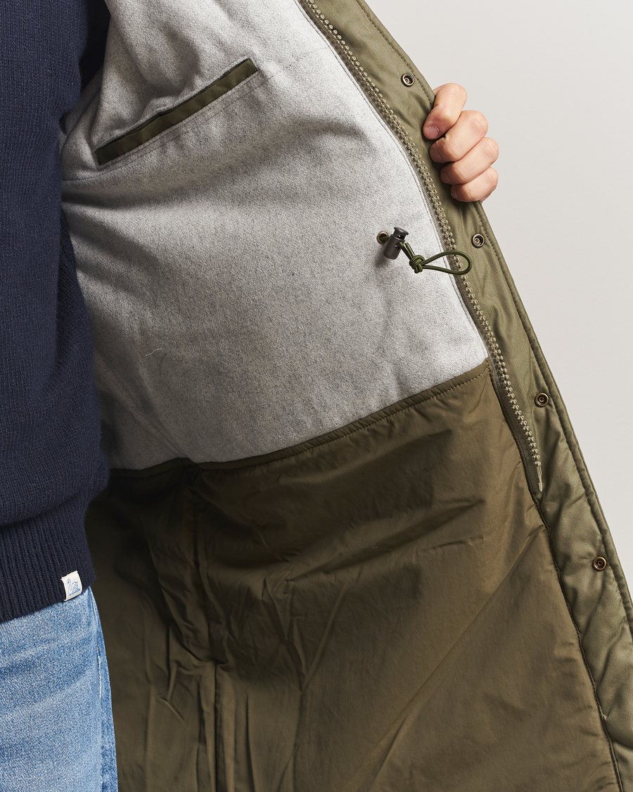 Heren | Jassen | orSlow | Padded Active Coat Army Green