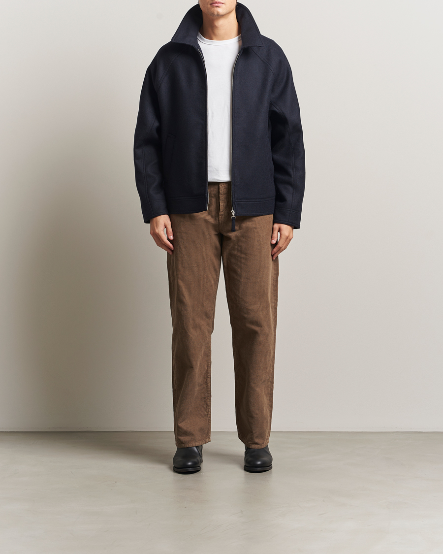 Heren | Jassen | A.P.C. | Chase Wool Bomber Jacket Dark Navy