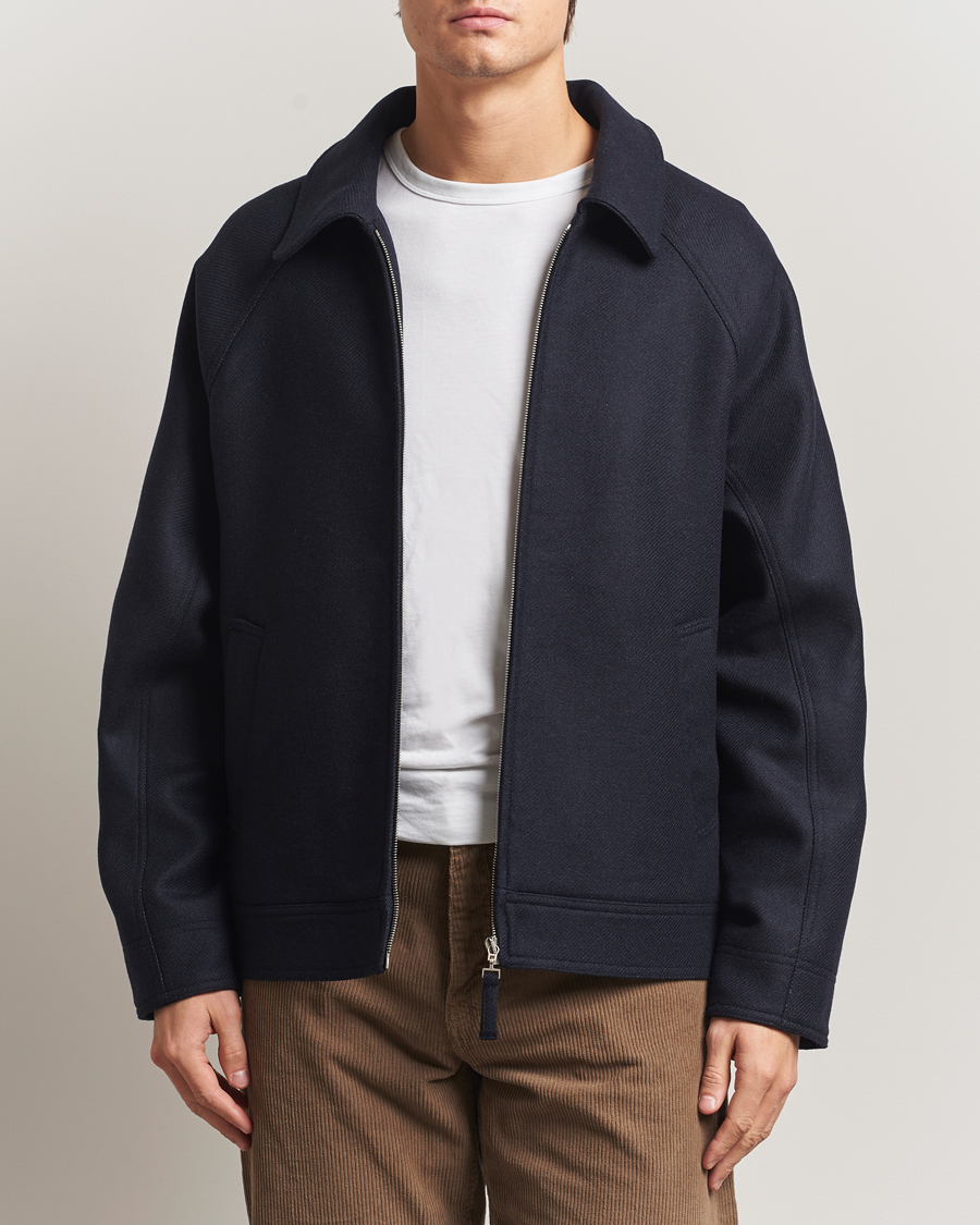 Heren | Jassen | A.P.C. | Chase Wool Bomber Jacket Dark Navy