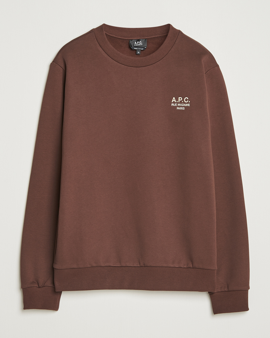 Heren | Truien | A.P.C. | Rue Madame Sweatshirt Brown