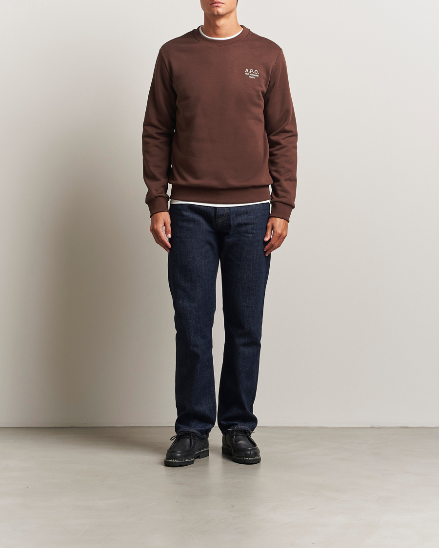 Heren | Truien | A.P.C. | Rue Madame Sweatshirt Brown