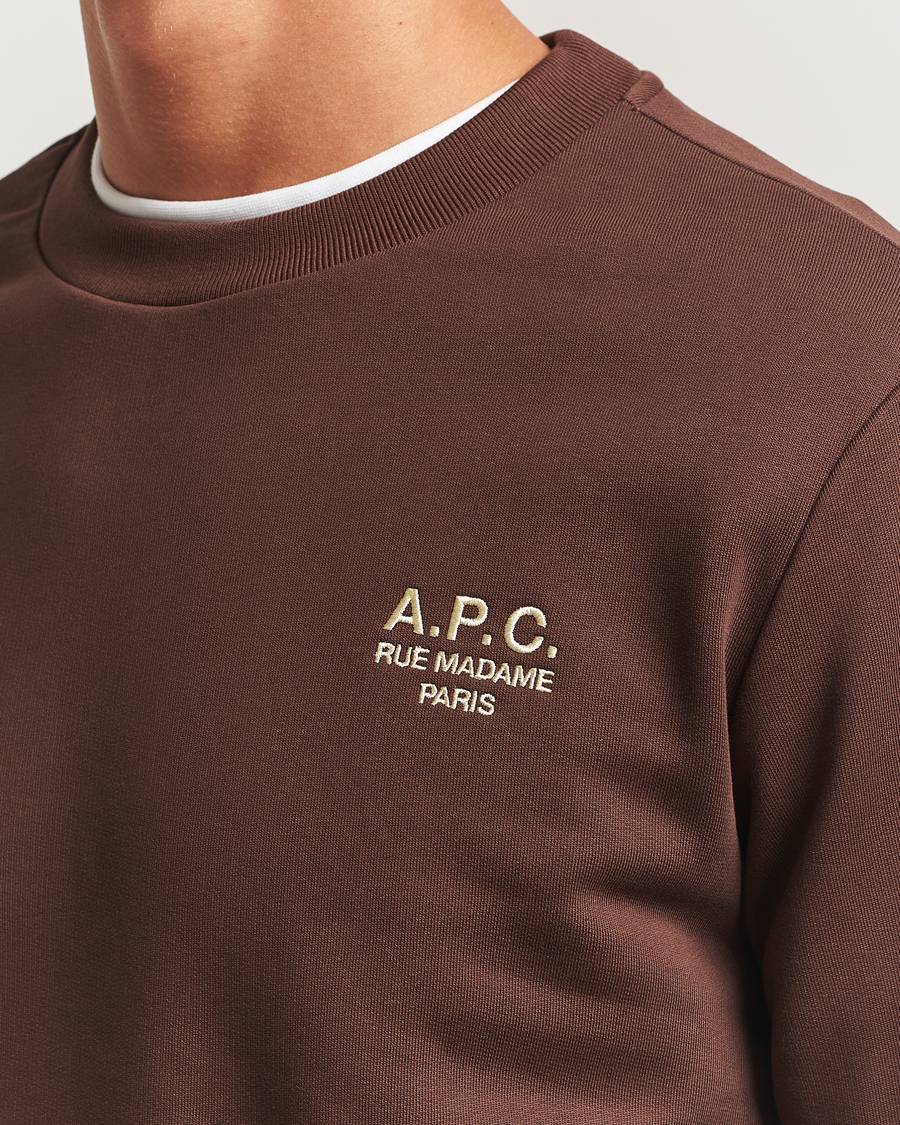 Heren | Truien | A.P.C. | Rue Madame Sweatshirt Brown