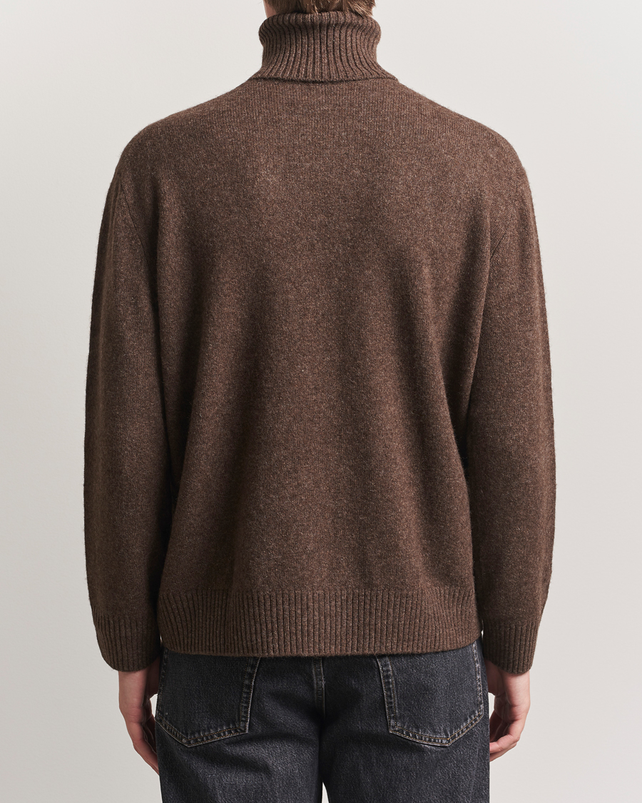 Heren | Truien | A.P.C. | Mahe Yak Knitted Rollneck Marron Chine