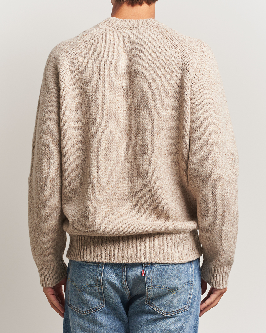 Heren | Truien | A.P.C. | Harris Wool Knitted Sweater Beige