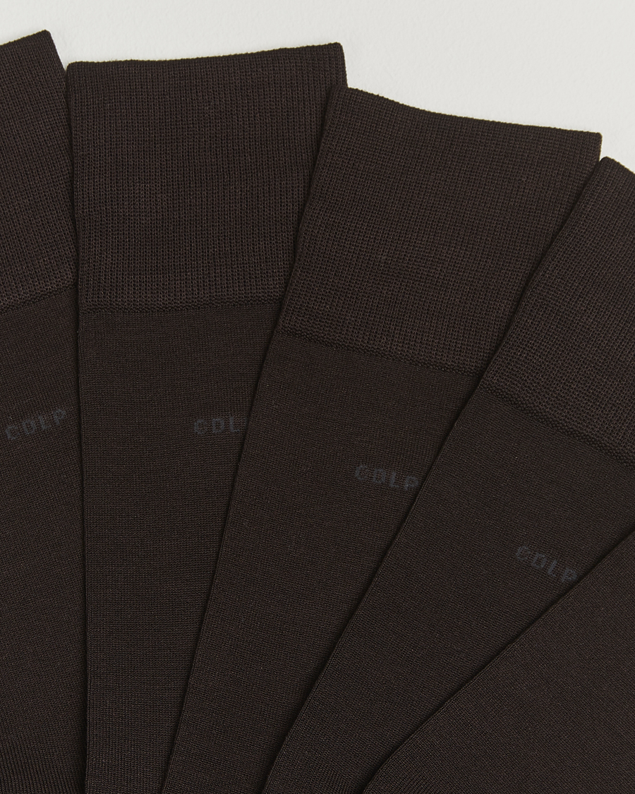 Heren | Ondergoed | CDLP | 6-Pack Cotton Socks Dark Brown
