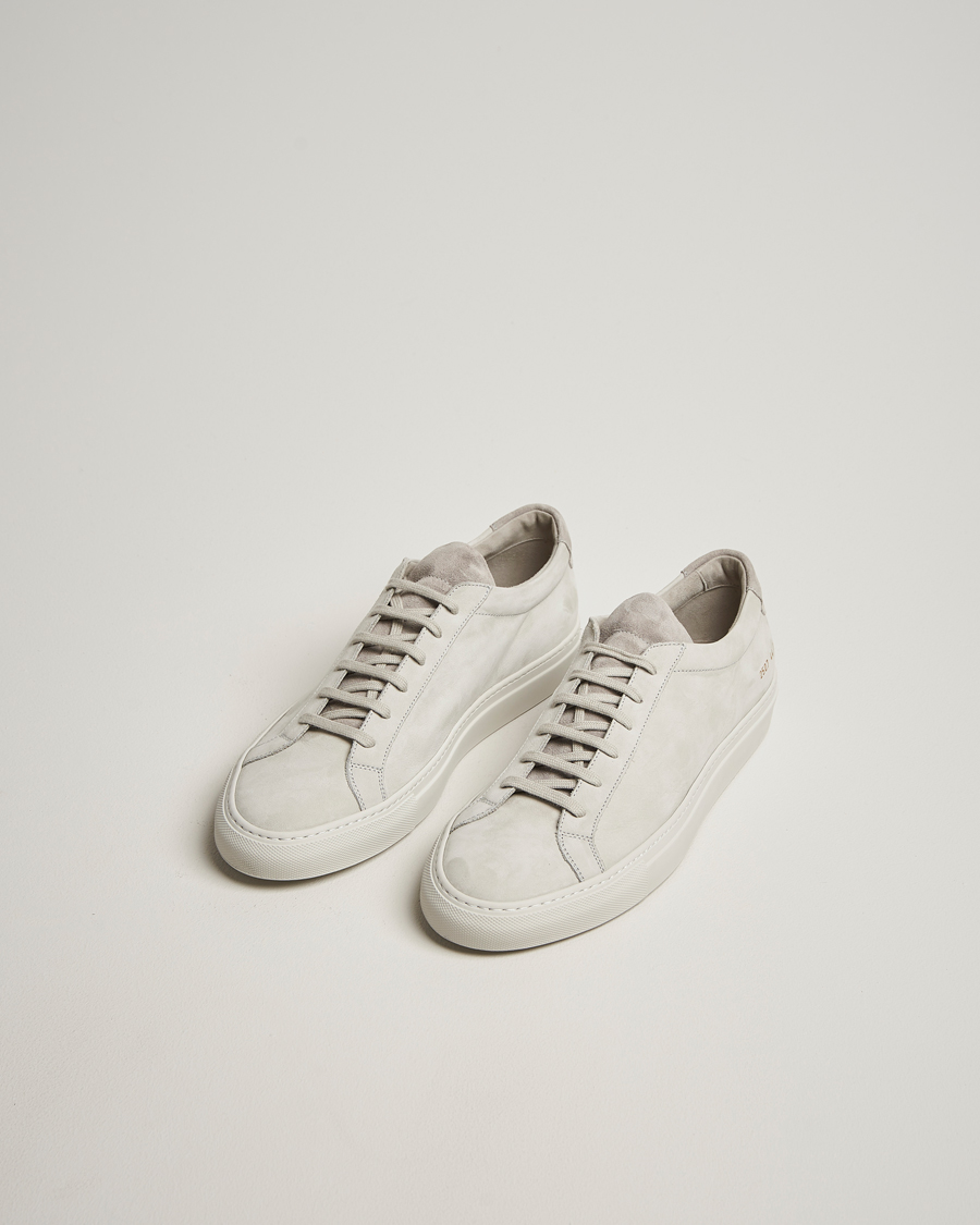 Heren | Sneakers | Common Projects | Original Achilles Nubuck Sneaker Light Grey