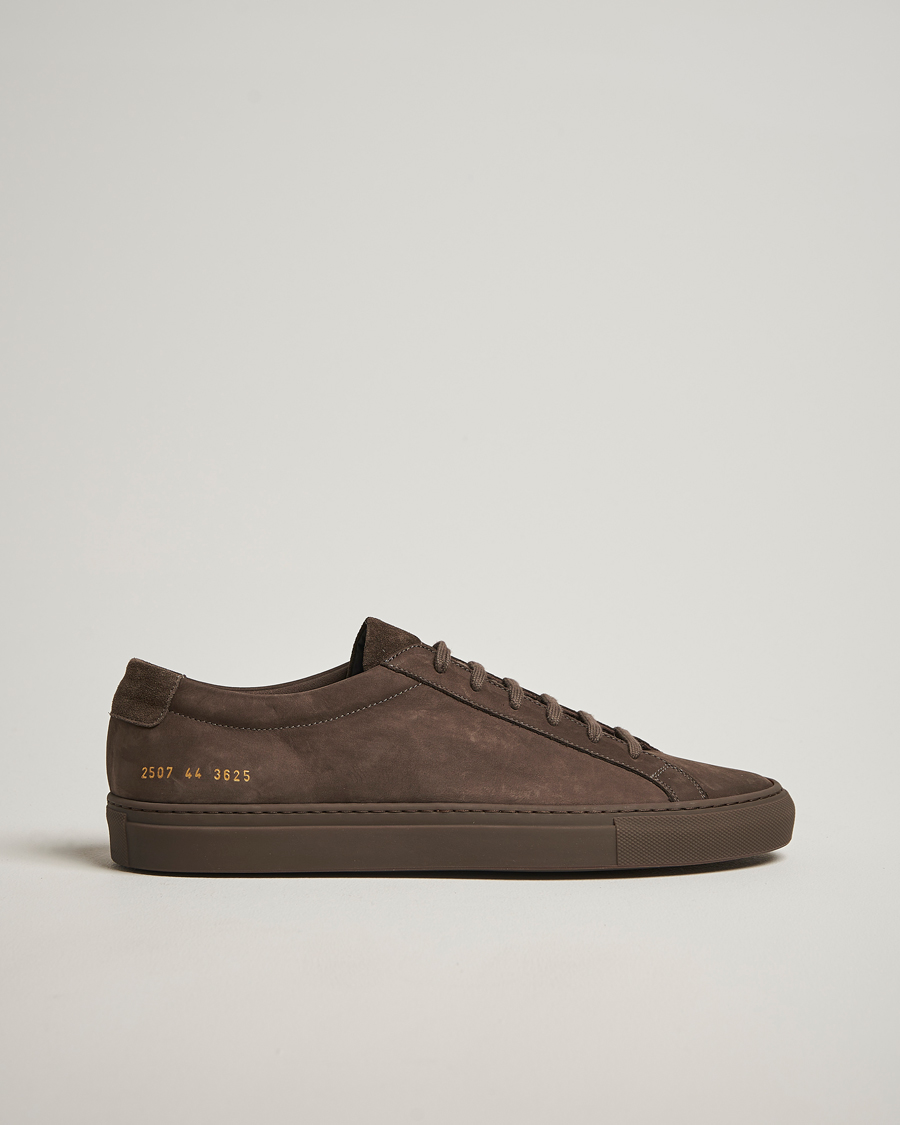 Heren | Sneakers | Common Projects | Original Achilles Nubuck Sneaker Moka