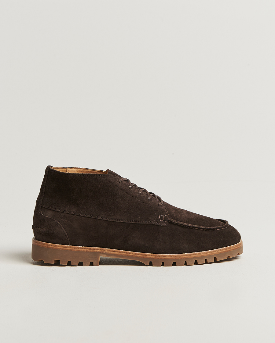 Heren | Laarzen | CQP | Silva Suede Boot Dark Brown