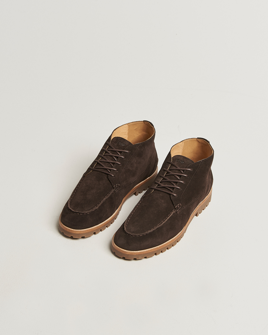 Heren | Laarzen | CQP | Silva Suede Boot Dark Brown