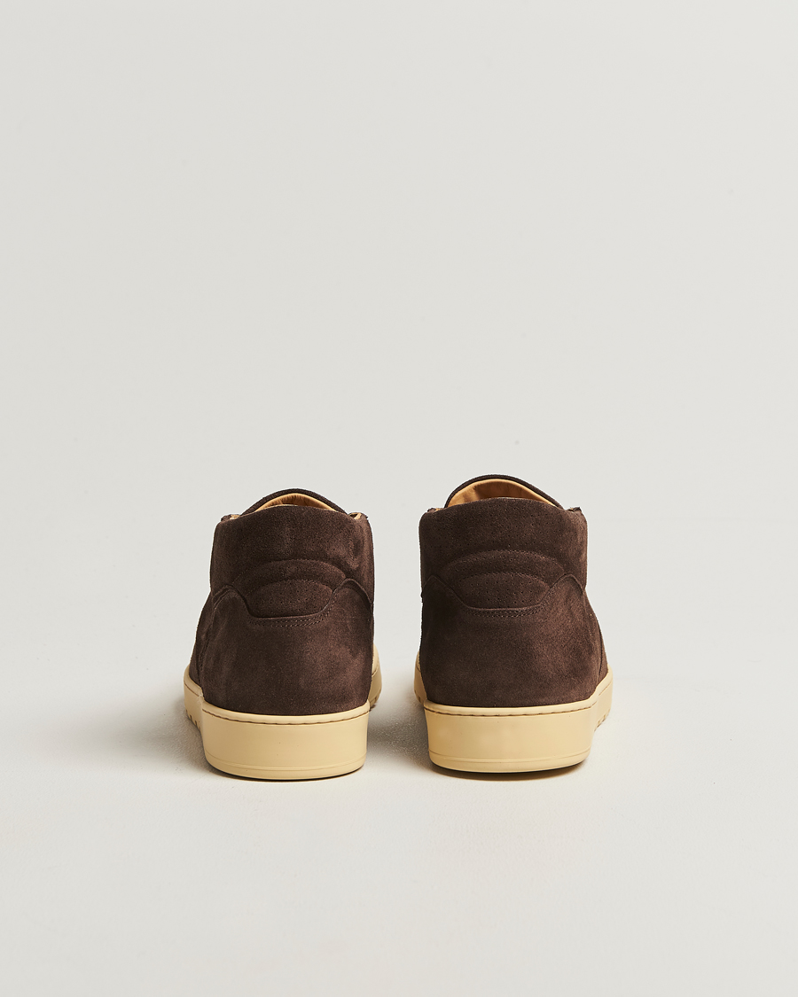 Heren | Sneakers | CQP | Center Mid Suede Sneaker Dark Brown
