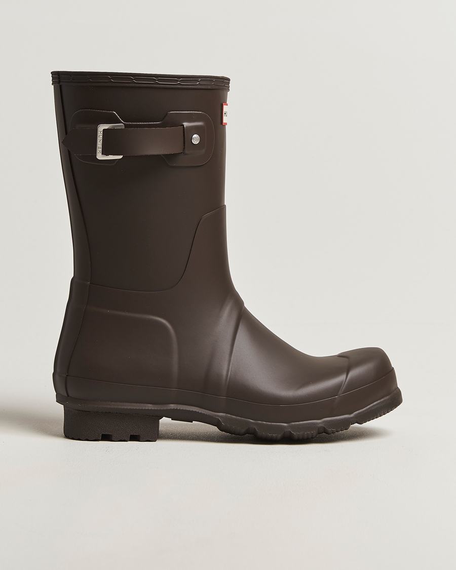 Heren | Overschoenen & Rubberlaarzen | Hunter Boots | Original Short Boot Dark Brown