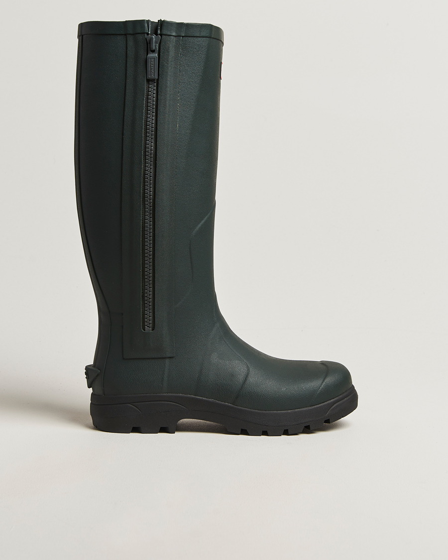 Heren | Overschoenen & Rubberlaarzen | Hunter Boots | Balmoral Full Zip Boot Dark Olive