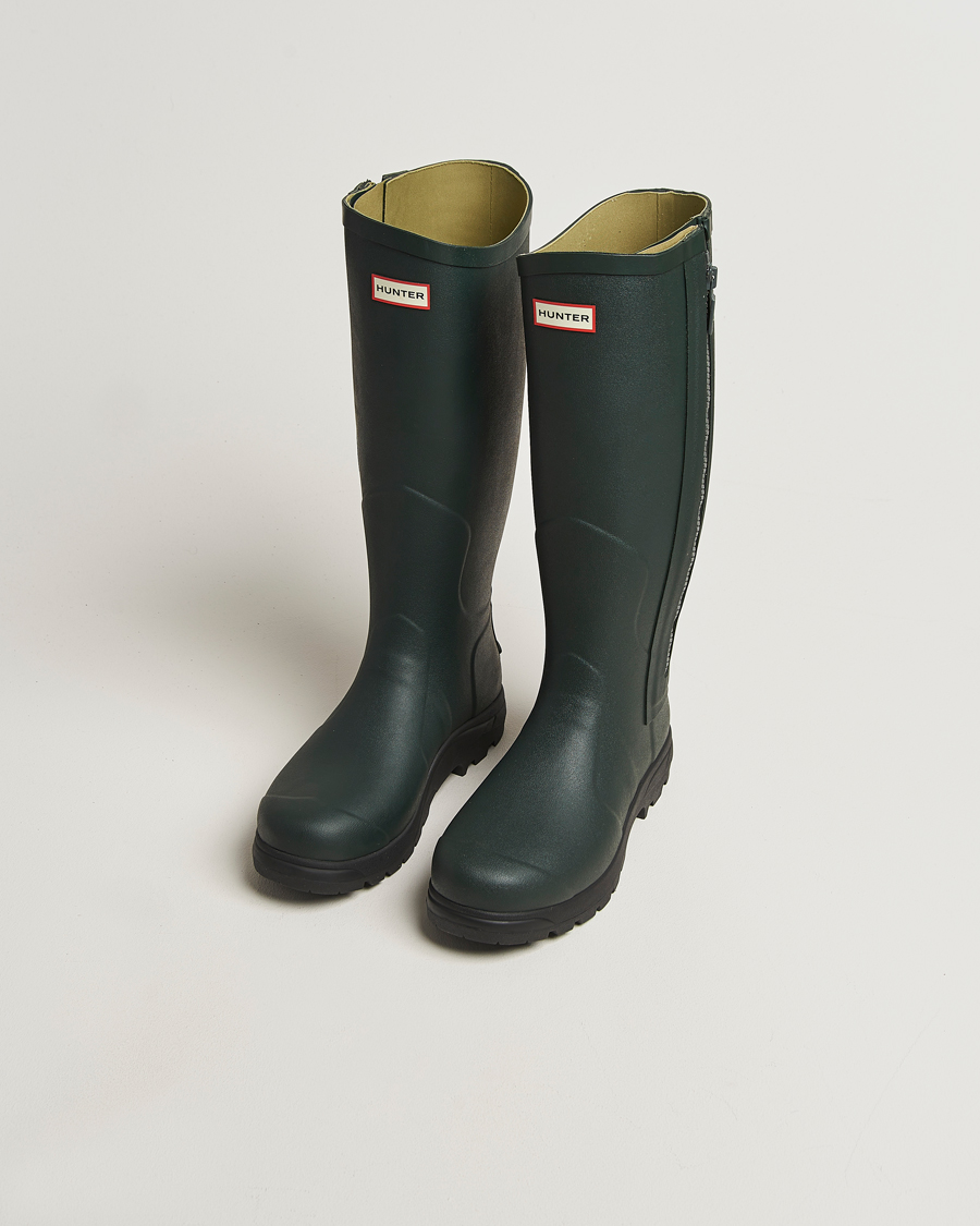 Heren | Overschoenen & Rubberlaarzen | Hunter Boots | Balmoral Full Zip Boot Dark Olive