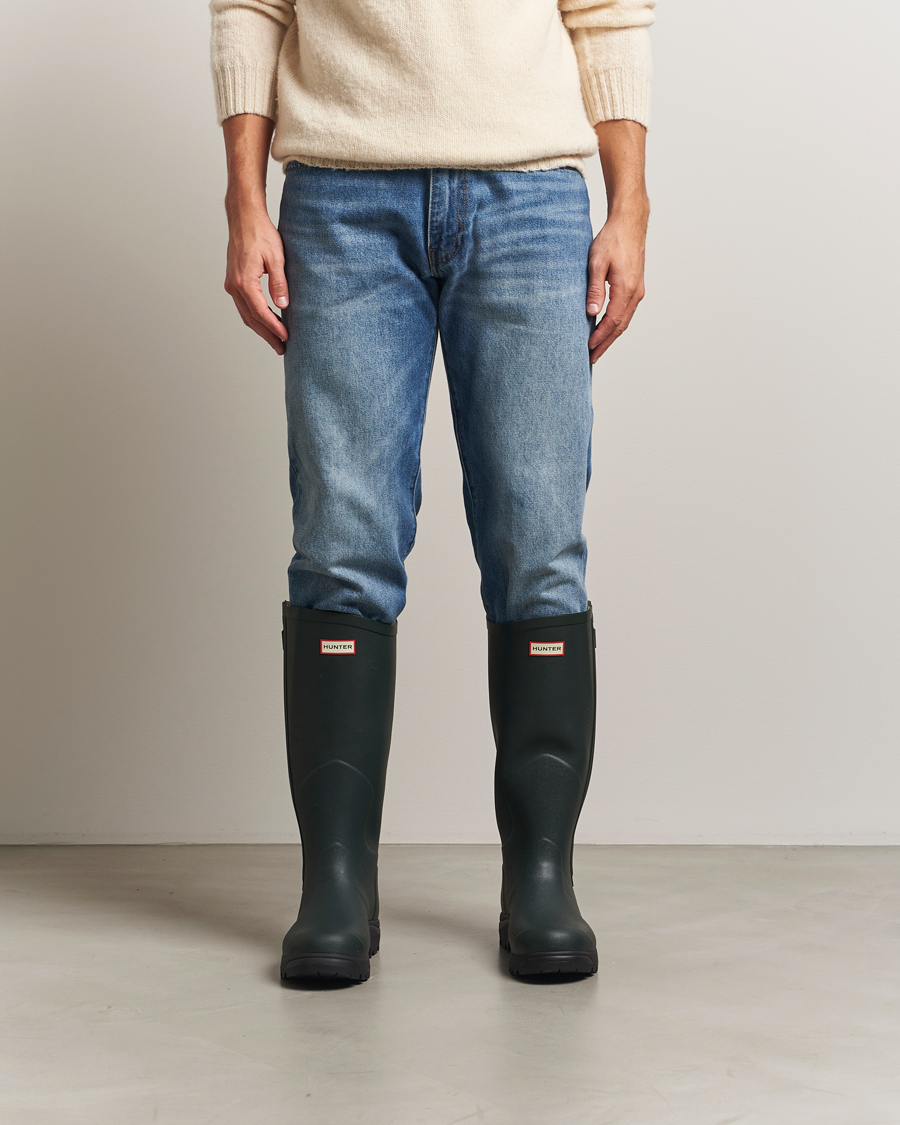 Heren | Overschoenen & Rubberlaarzen | Hunter Boots | Balmoral Full Zip Boot Dark Olive