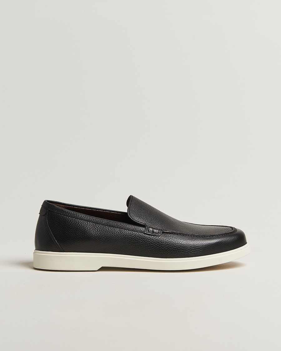 Heren | Instappers | Loake 1880 | Tuscany Grained Leather Loafers Black