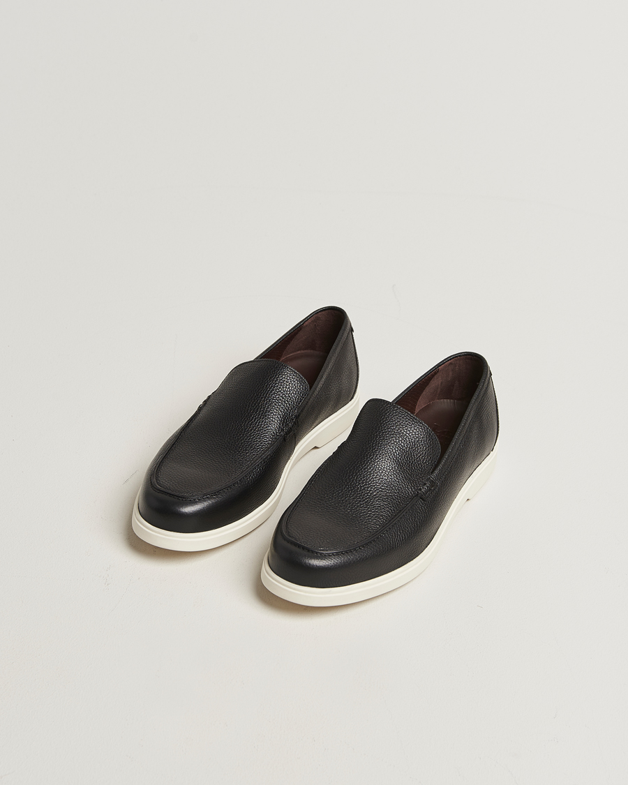 Heren | Instappers | Loake 1880 | Tuscany Grained Leather Loafers Black