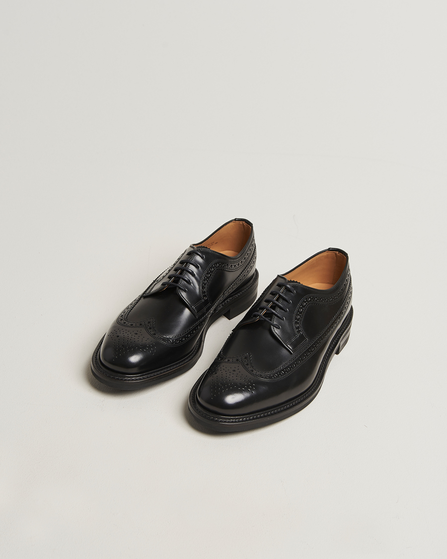 Heren | Derby schoenen | Loake 1880 | Sovereign Longwing Derby Black