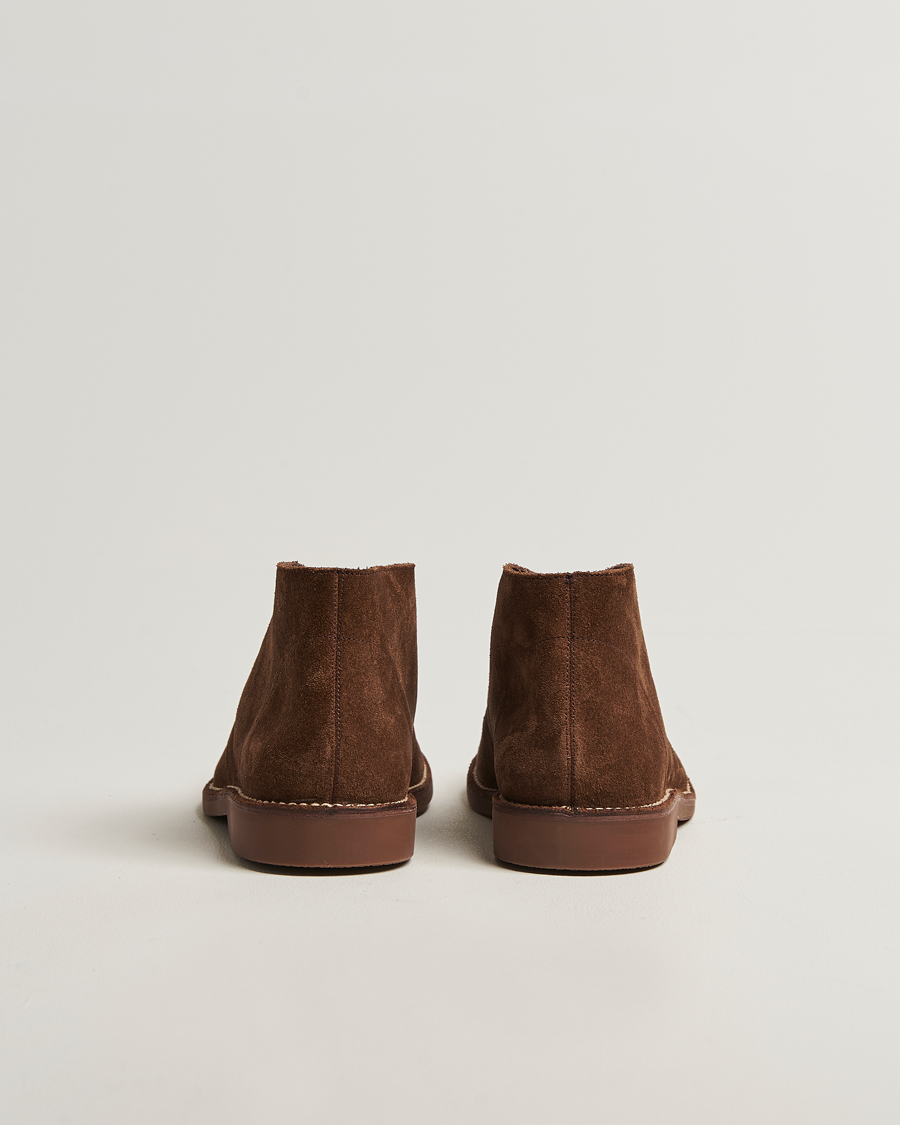 Heren | Laarzen | Loake Shoemakers | Sahara Suede Chukka Dark Brown