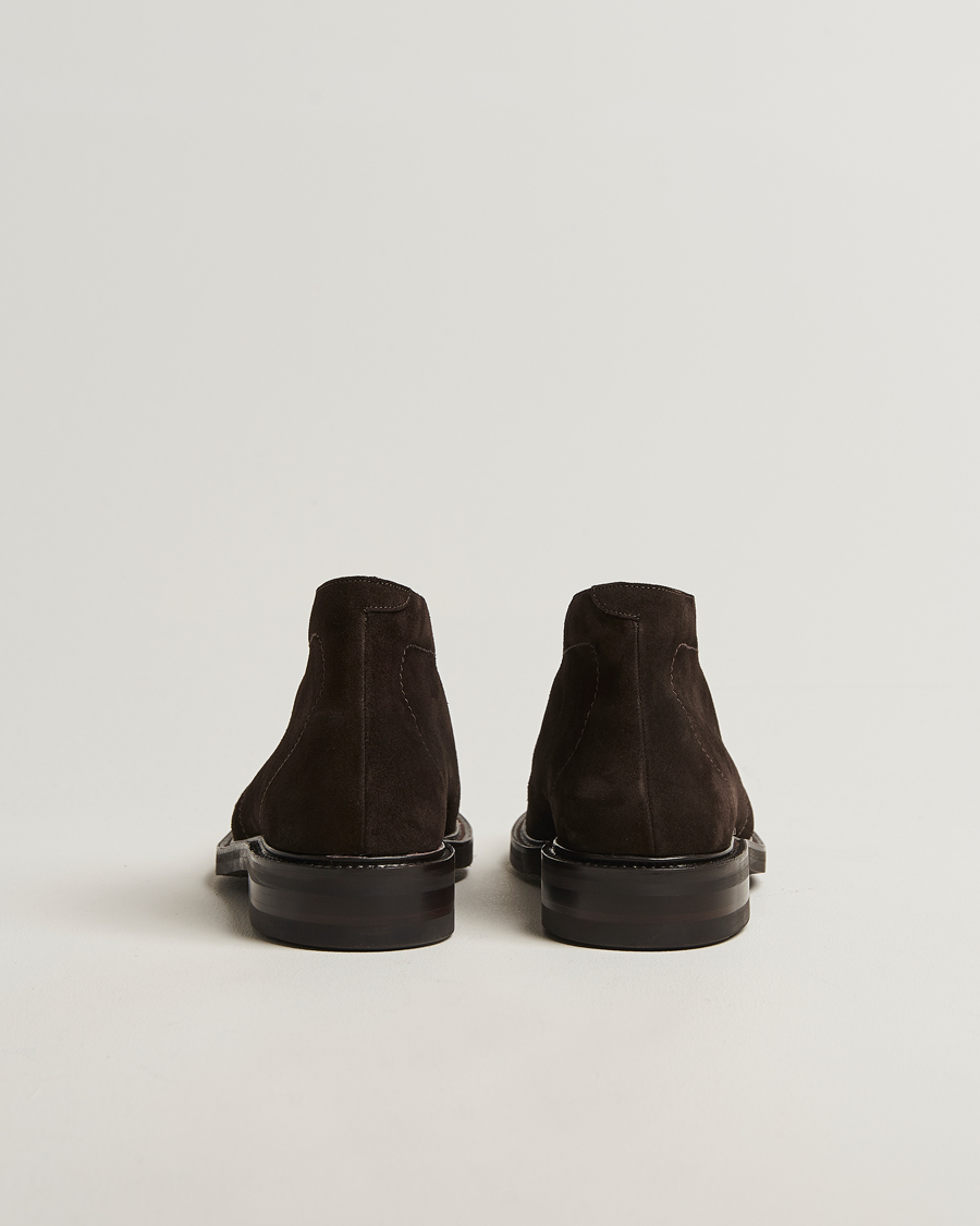 Heren | Laarzen | Loake 1880 | Berkeley Suede Boot Dark Brown