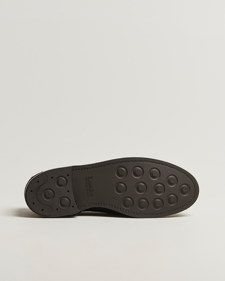 Heren | Instappers | Loake 1880 | Kingscliffe Suede Loafer Dark Brown