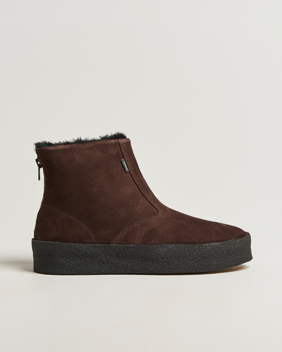 Heren | Loake 1880 Curling Sherling Boot Dark Brown | Loake 1880 | Curling Sherling Boot Dark Brown
