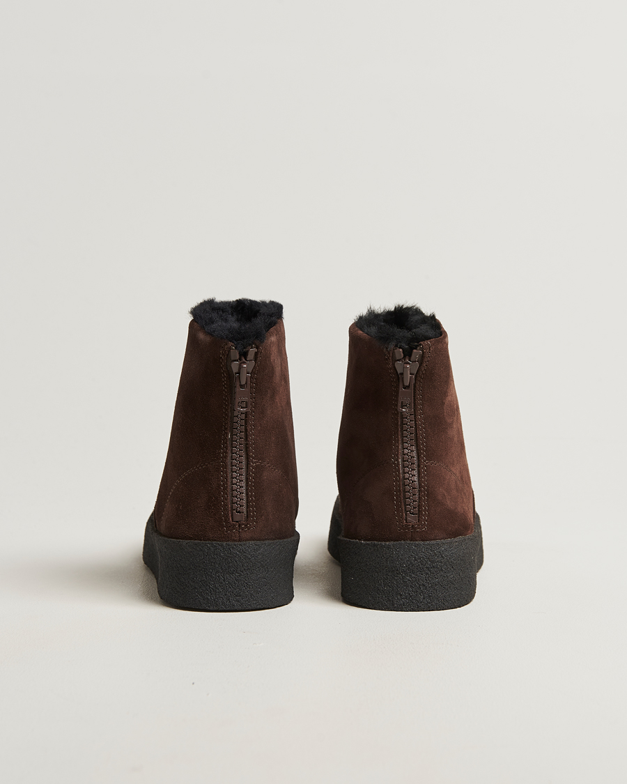 Heren | Loake 1880 Curling Sherling Boot Dark Brown | Loake 1880 | Curling Sherling Boot Dark Brown