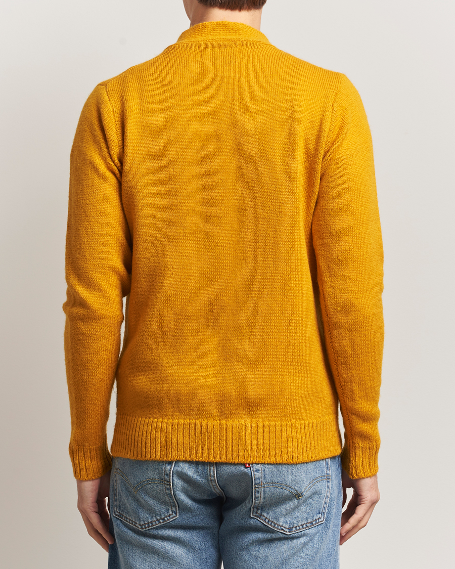 Heren | Truien | Peregrine | Maker's Stitch Merino Cardigan Honey