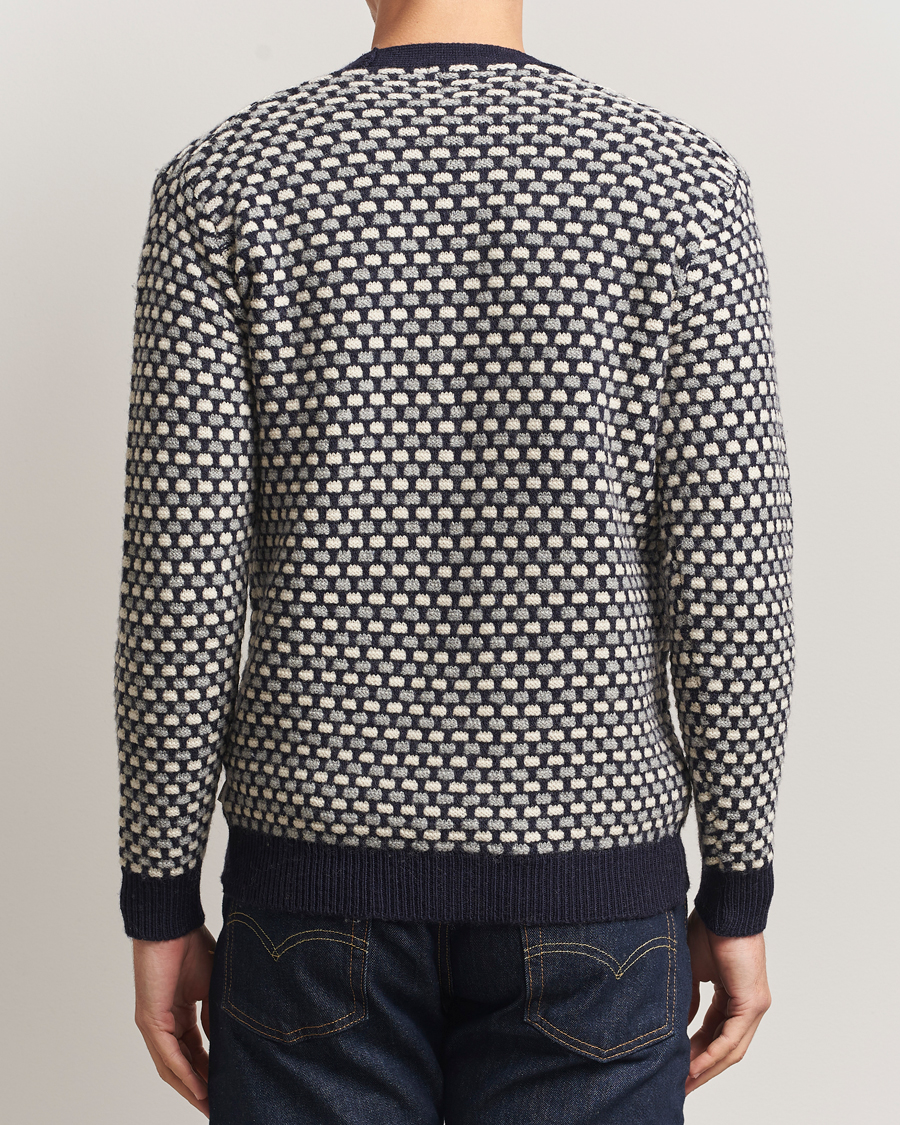 Heren | Truien | Peregrine | Network Merino Cardigan Navy