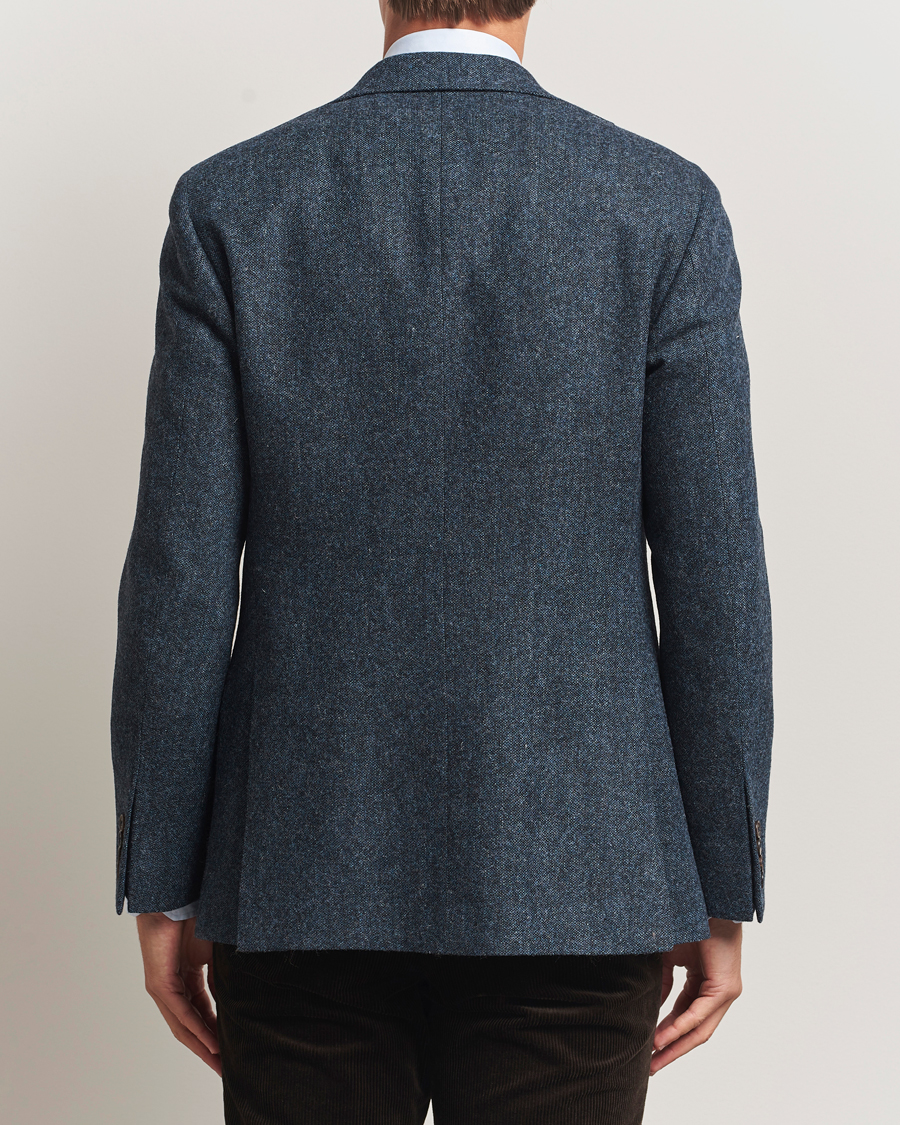 Heren | Blazers | Walker Slater | Edward Shetland Wool Donegal Blazer Navy