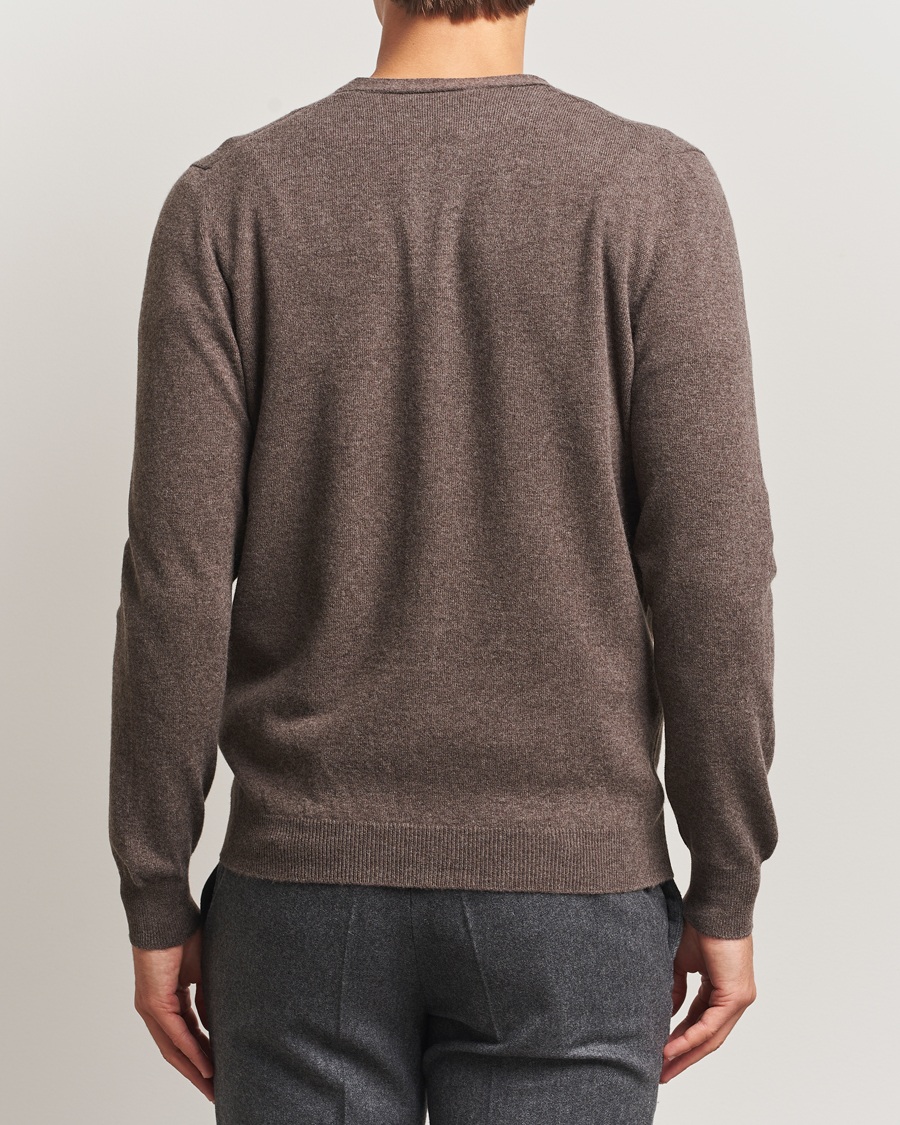 Heren | Truien | Gran Sasso | Wool/Cashmere Cardigan Brown Melange
