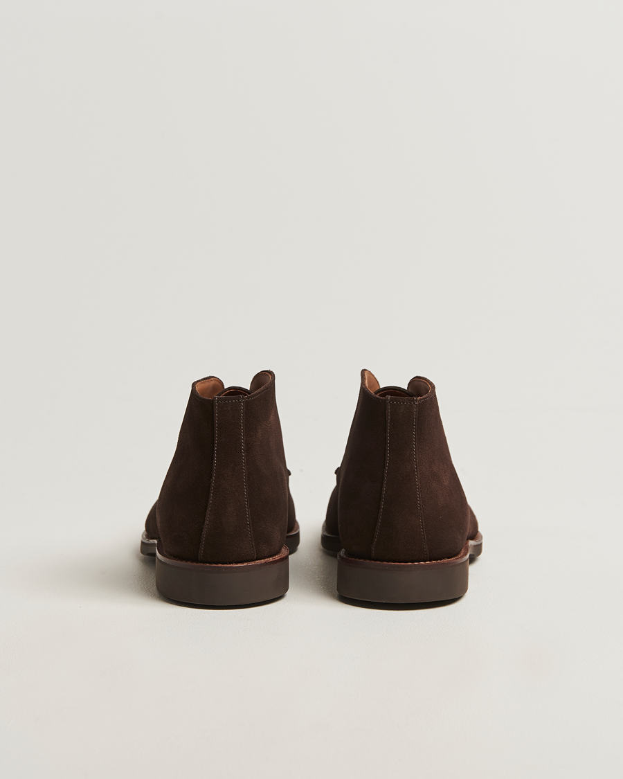 Heren | Laarzen | Crockett & Jones | Bibury Chukka Boot Dark Brown Suede