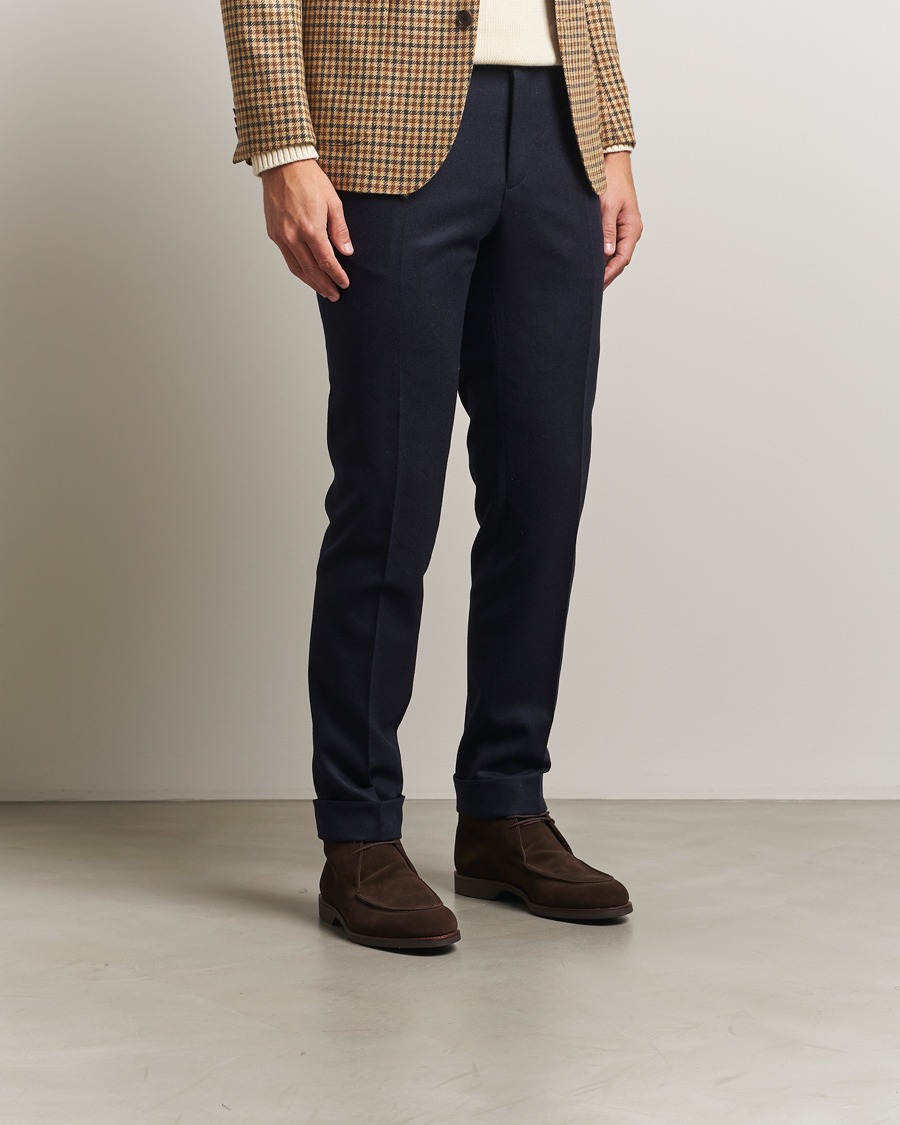 Heren | Laarzen | Crockett & Jones | Bibury Chukka Boot Dark Brown Suede