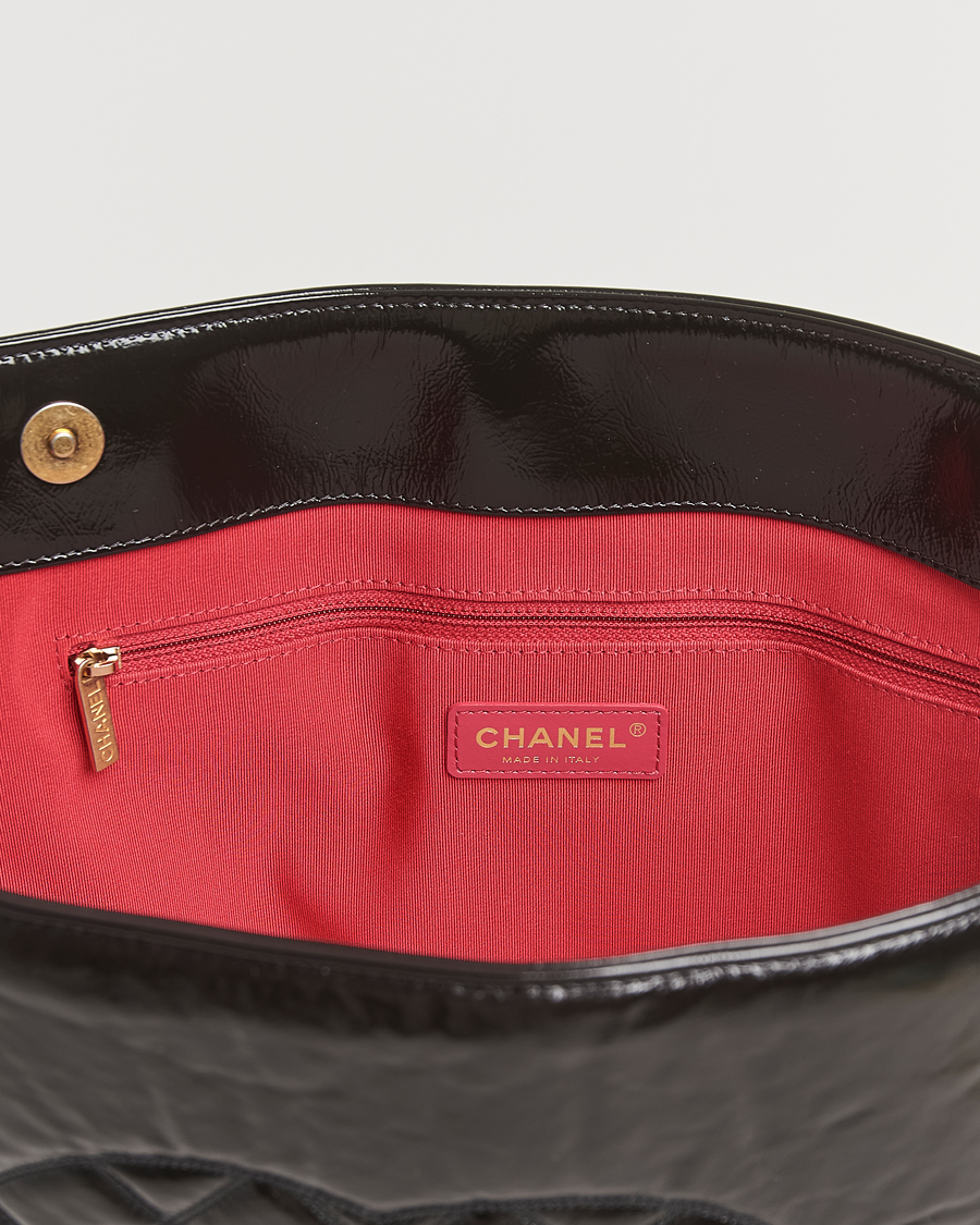 Heren | Pre-Owned & Vintage Bags | Chanel Pre-Owned | Chain Tote Bag Black