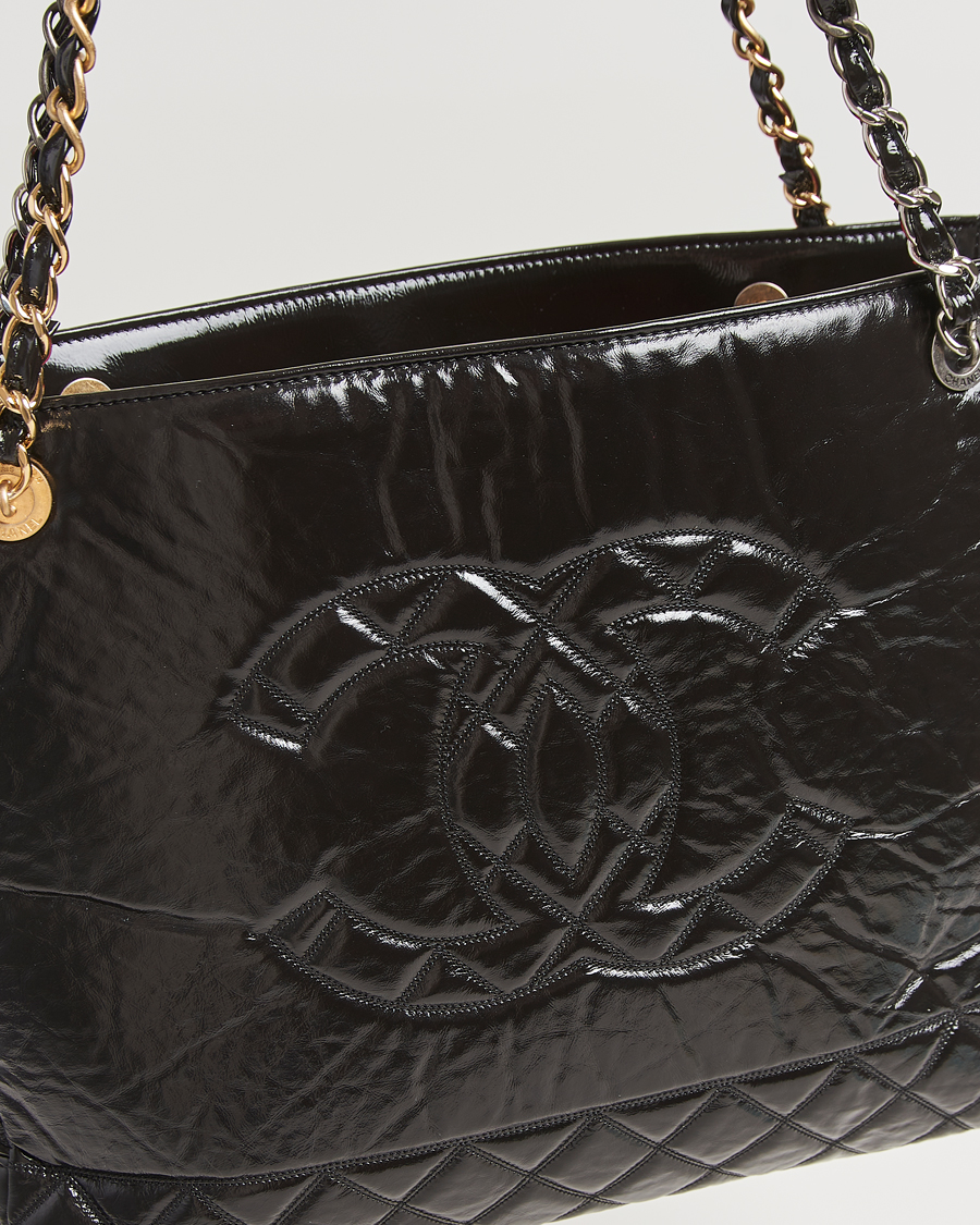 Heren | Pre-Owned & Vintage Bags | Chanel Pre-Owned | Chain Tote Bag Black
