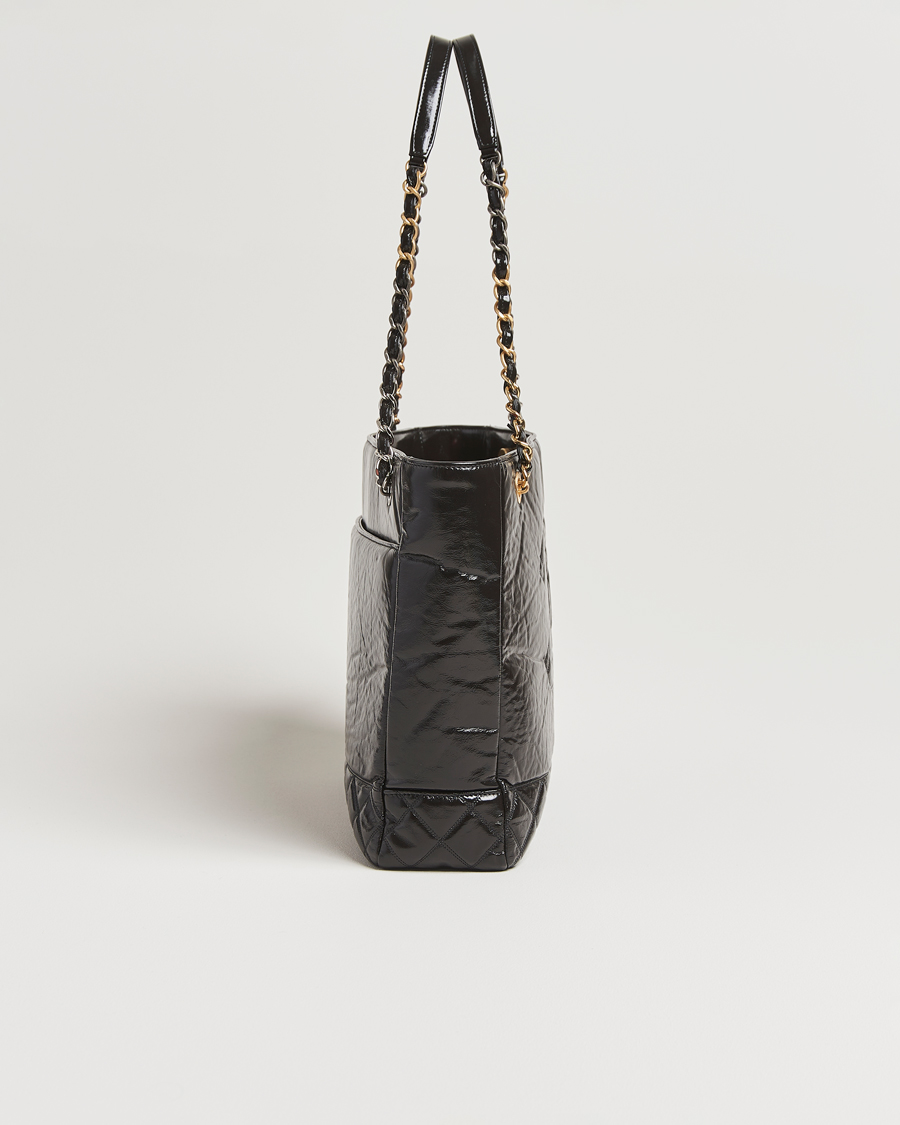 Heren | Pre-Owned & Vintage Bags | Chanel Pre-Owned | Chain Tote Bag Black