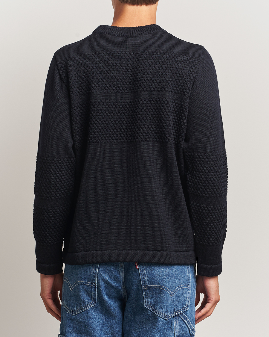 Heren | Truien | S.N.S. Herning | Fisherman Wool Crew Neck Navy