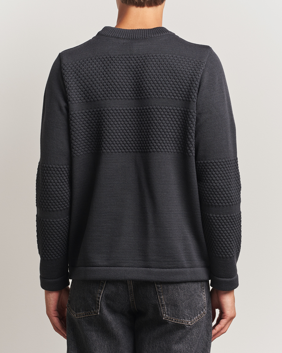 Heren | Truien | S.N.S. Herning | Fisherman Wool Crew Neck Molten Grey