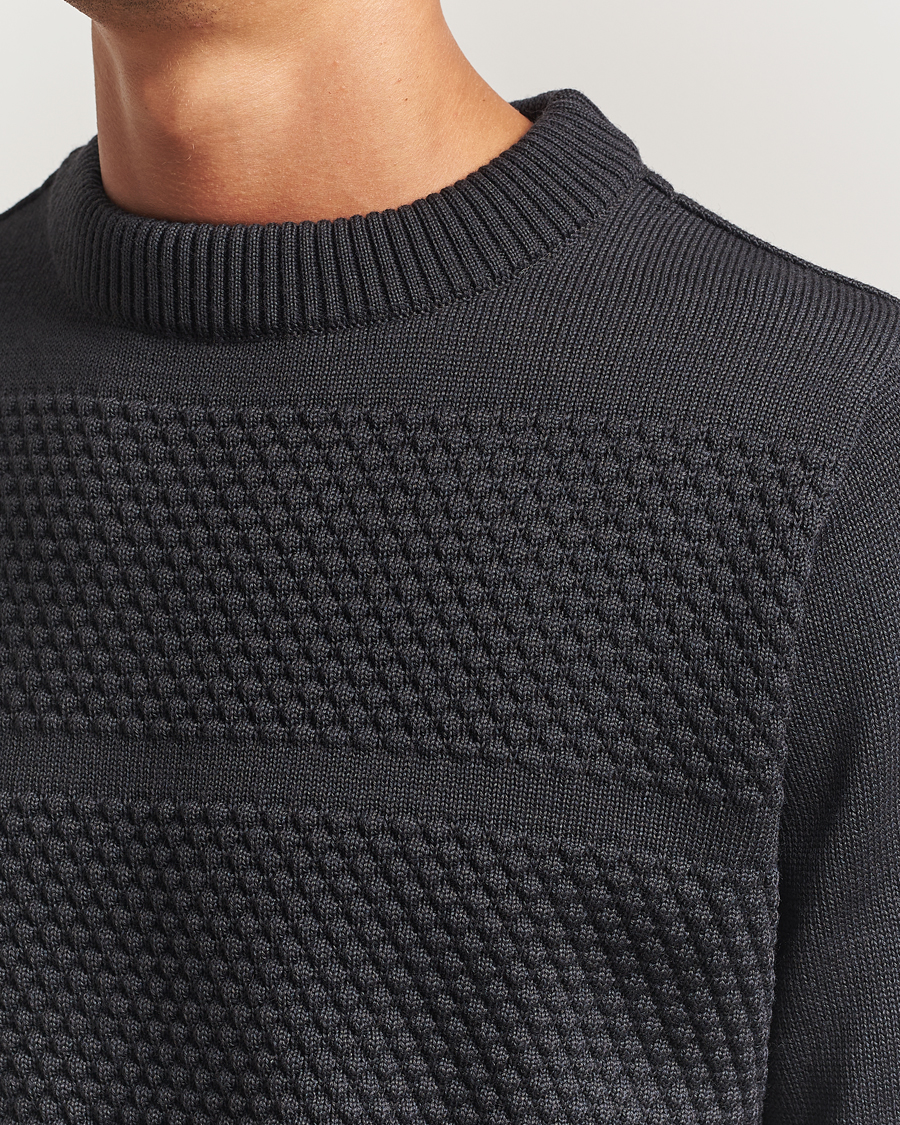 Heren | Truien | S.N.S. Herning | Fisherman Wool Crew Neck Molten Grey