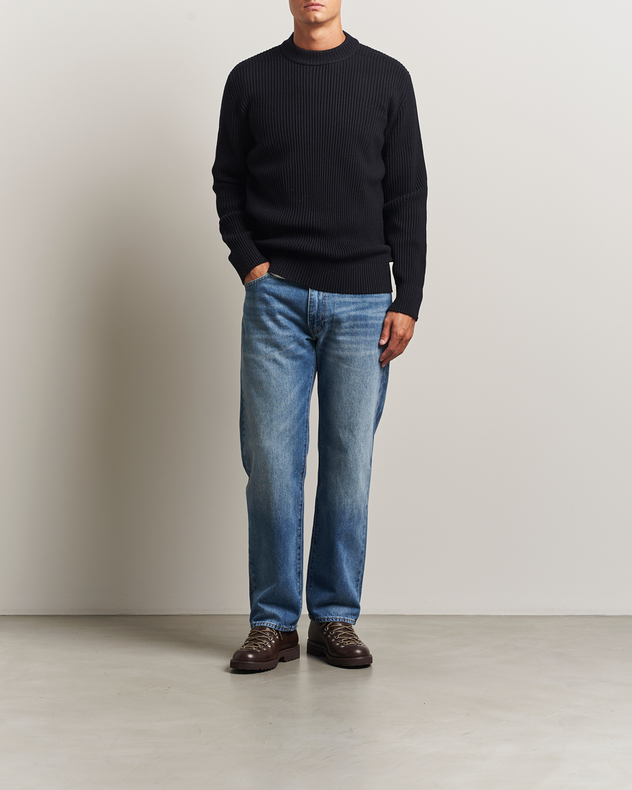 Heren | Truien | S.N.S. Herning | Fender Wool Crew Neck Navy