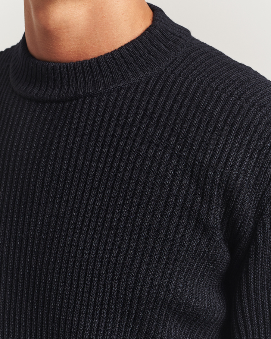Heren | Truien | S.N.S. Herning | Fender Wool Crew Neck Navy