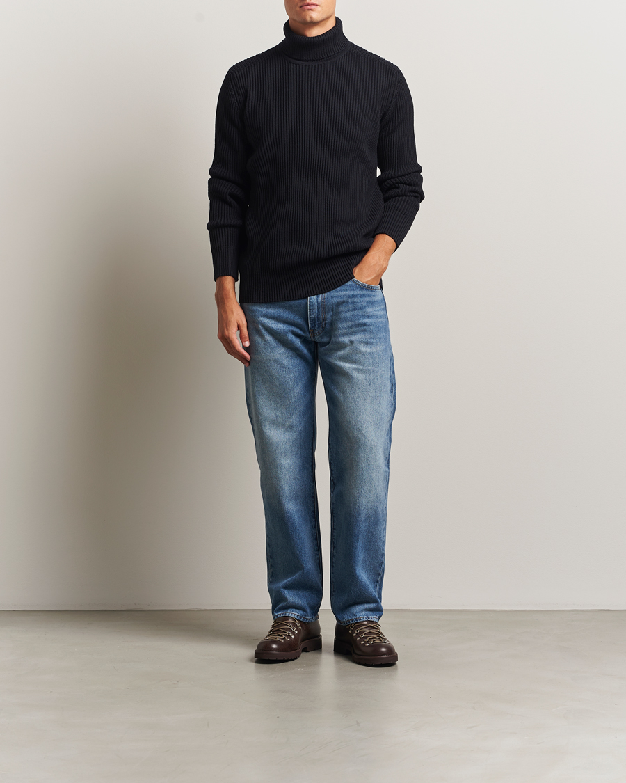 Heren | Truien | S.N.S. Herning | Fender Wool Rollneck Navy
