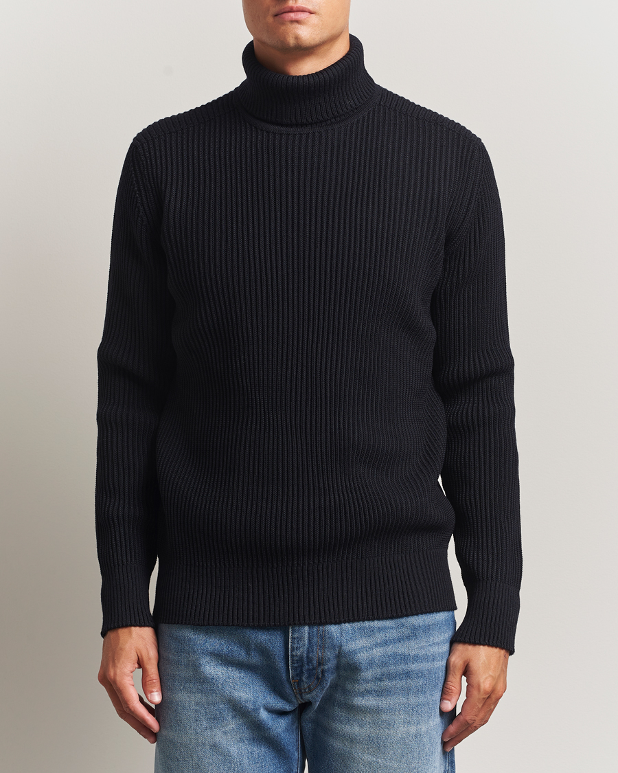 Heren | Truien | S.N.S. Herning | Fender Wool Rollneck Navy