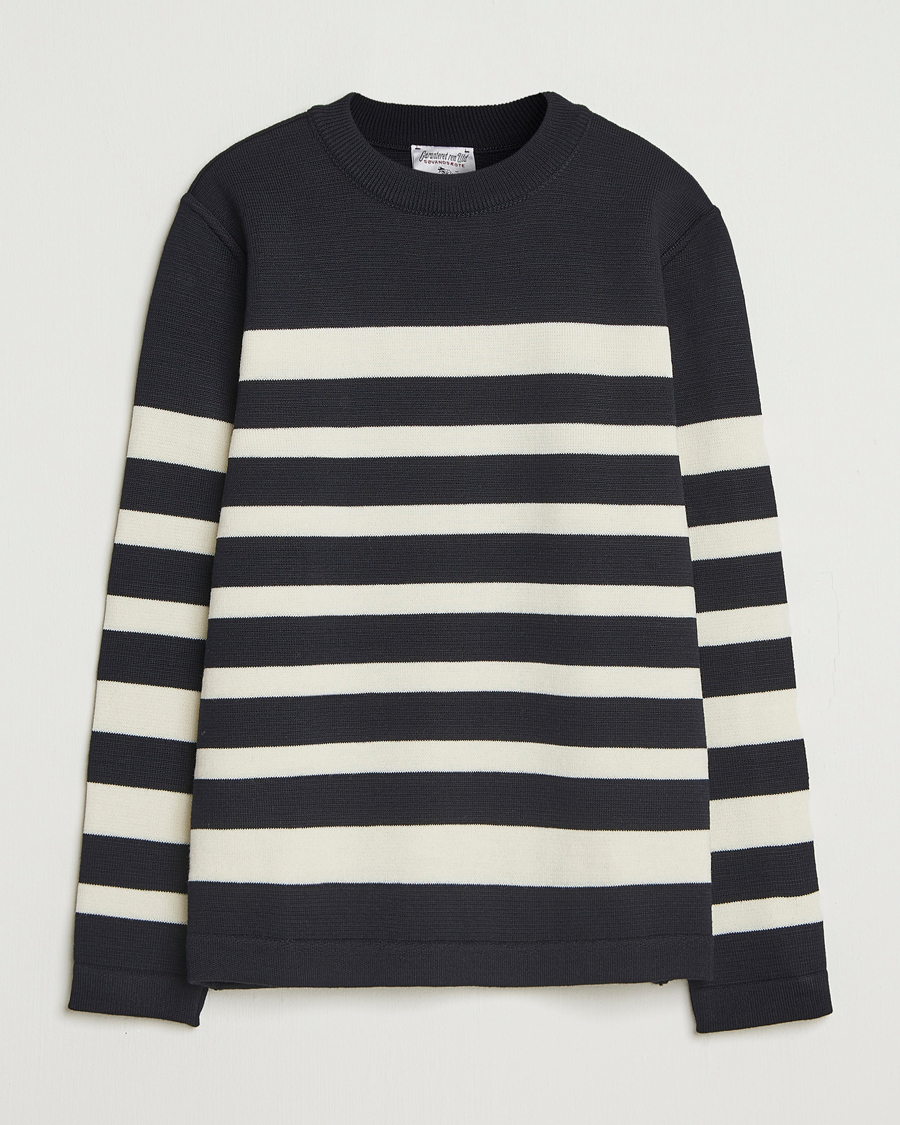 Heren | Truien | S.N.S. Herning | Given Wool Crew Neck Navy/White