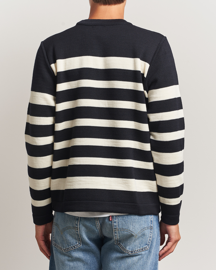 Heren | Truien | S.N.S. Herning | Given Wool Crew Neck Navy/White