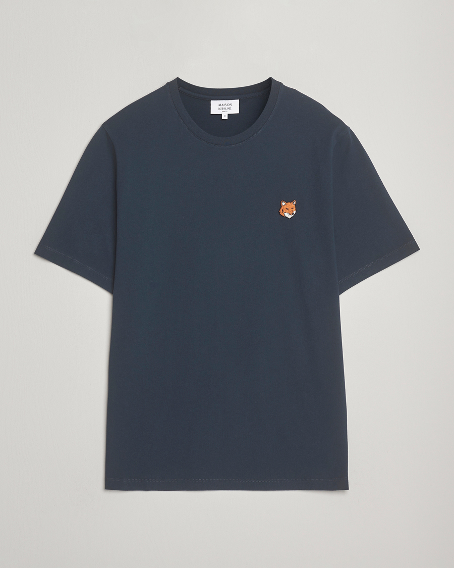 Heren | T-shirts | Maison Kitsuné | Fox Head T-Shirt Classic Navy