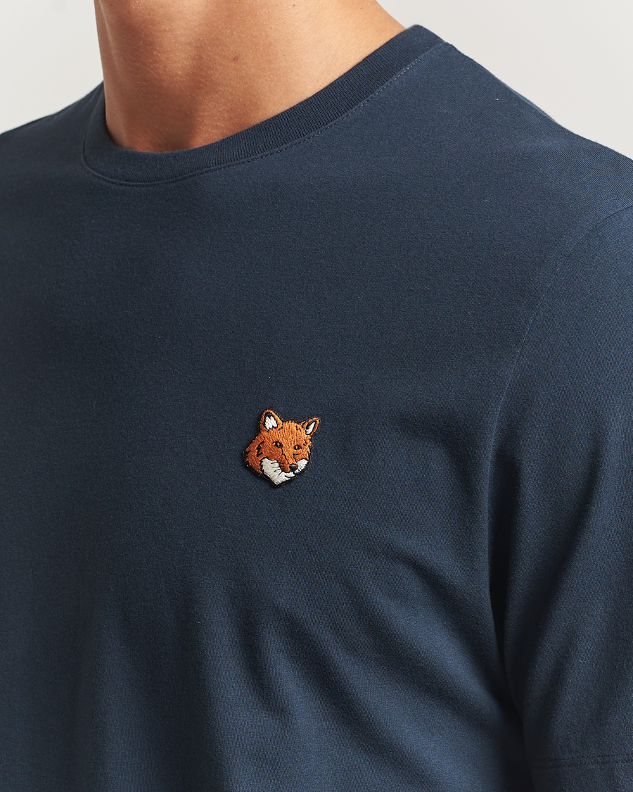 Heren | T-shirts | Maison Kitsuné | Fox Head T-Shirt Classic Navy