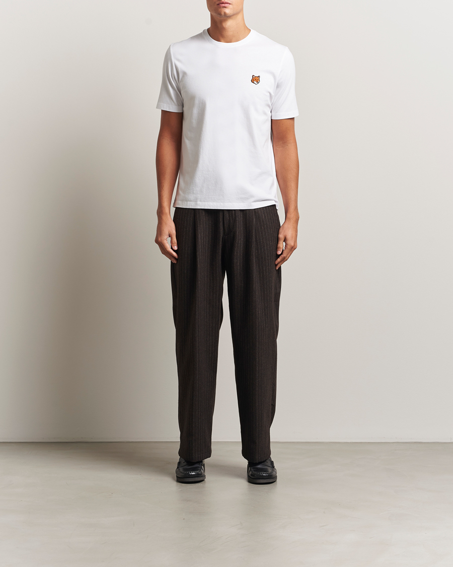 Heren | T-shirts | Maison Kitsuné | Fox Head T-Shirt White