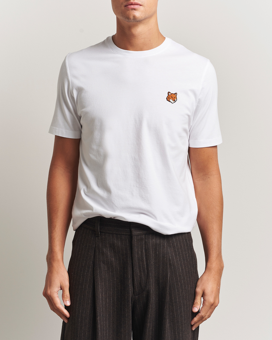 Heren | T-shirts | Maison Kitsuné | Fox Head T-Shirt White