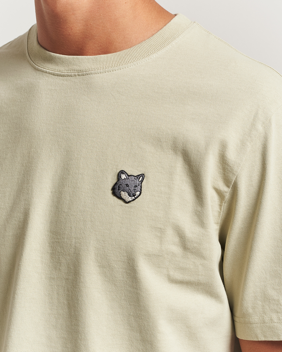 Heren | T-shirts | Maison Kitsuné | Grey Fox Head T-Shirt Stone Beige