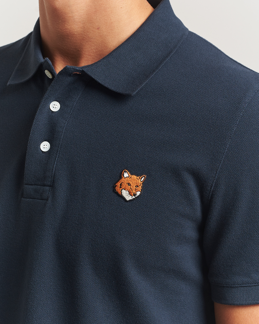 Heren | Polo's | Maison Kitsuné | Fox Head Polo Classic Navy